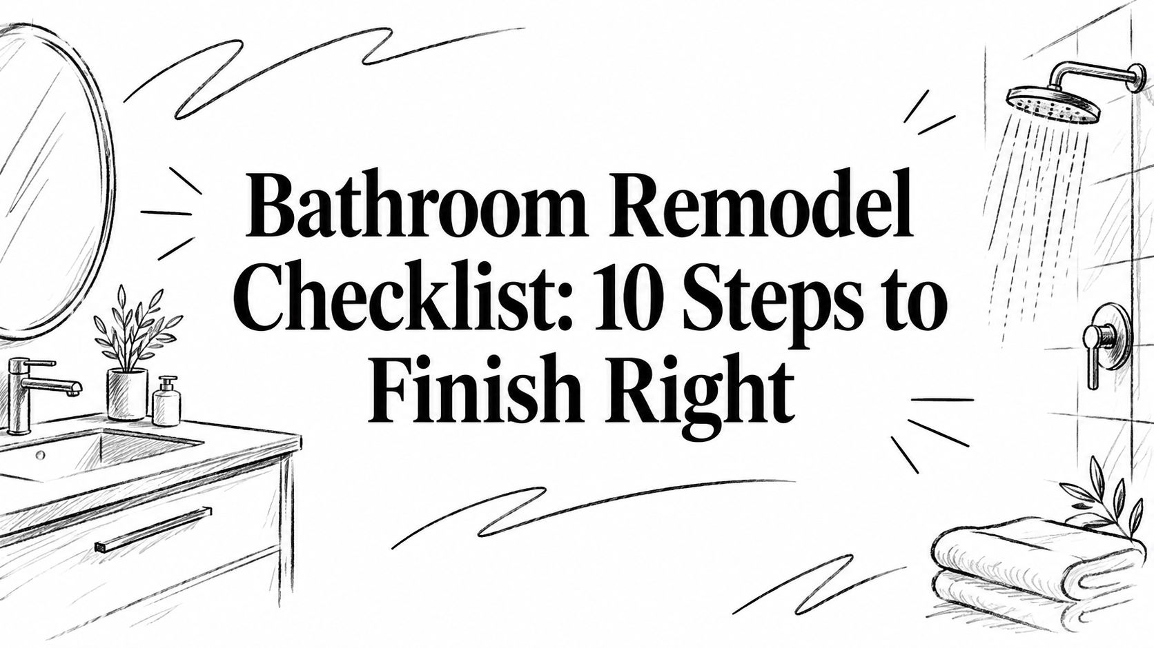 Bathroom Remodel Checklist: 10 Steps to Finish Right